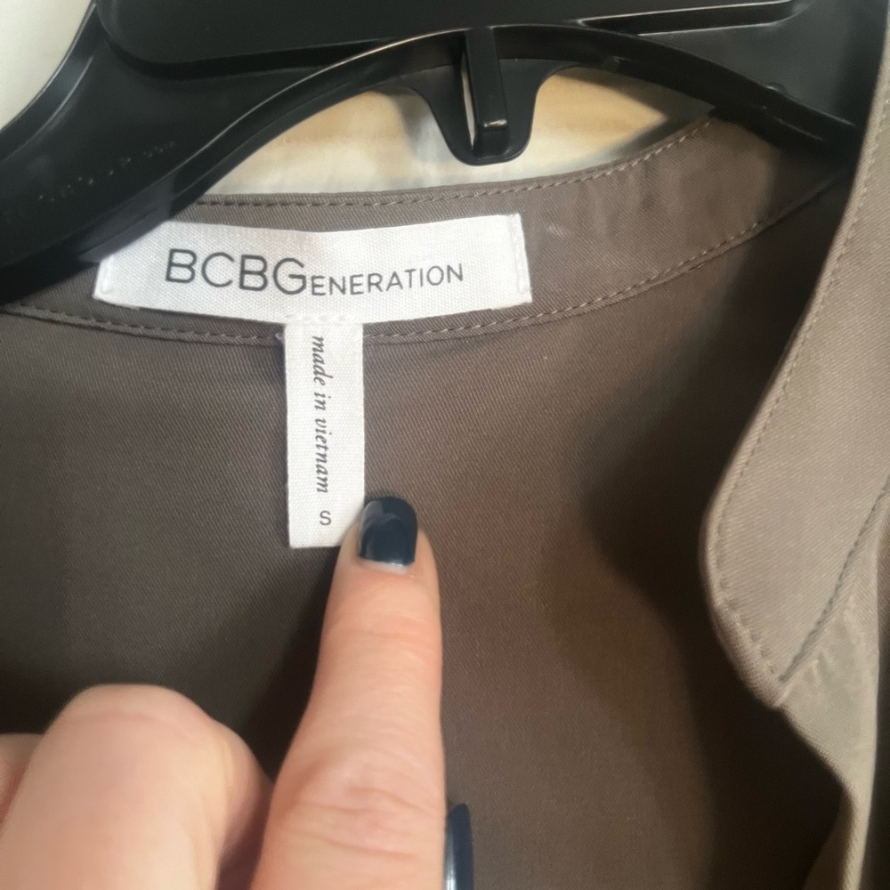 Bcbg Button Up Dress Size Small - image 3